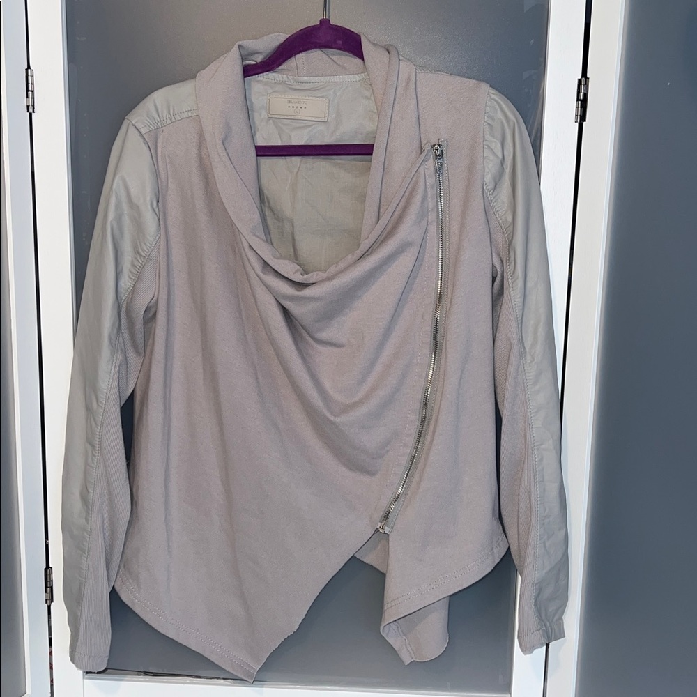 Blank NYC Private Practice draped asymmetric zip … - image 1